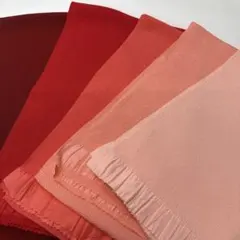 ちりめん帯揚げ単色セット　正絹