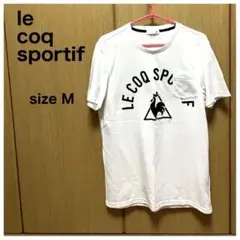 le coq sportif /ルコックスポルティフ 半袖Tシャツ M 白