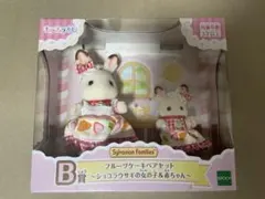 キラキラくじ B賞 フルーツケーキペアセット ショコラウサギの女の子&赤ちゃん