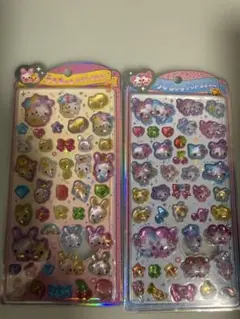 うるちゅるPOPシール　まじかるみゅーちゃん　ふわふわらびちゃん