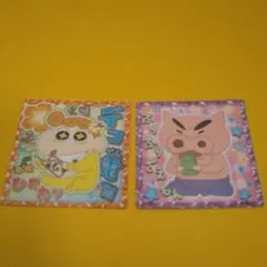 クレヨンしんちゃん　チョコビシール２枚セット