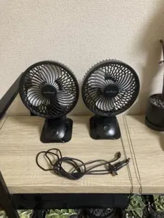 KEYNICE 扇風機 KN-618 ブラック 2台set