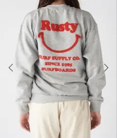 Rusty スウェットシャツ Lサイズ グレーのサムネイル