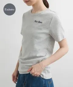 『別注』PETIT BATEAU×DOORS　グレー　Tシャツ