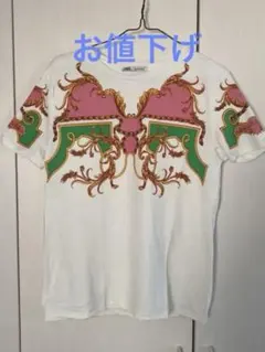 ZARA レディース 白プリント Tシャツ 美品