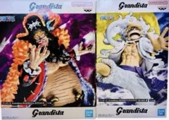 ワンピース Grandista マーシャル・D・ティーチ ルフィ ギア5 セットのサムネイル