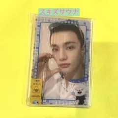 フォトカードスリーブセット　ヒョンジン　スキズサウナ オンラインくじ　E賞