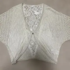 AXES ベージュ Vネック カーディガン