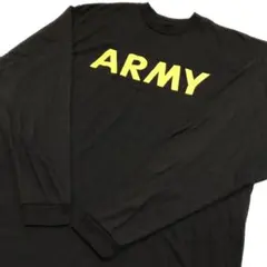 レギュラー古着！アメリカ軍 実物 2010年 ARMY 長袖 カットソー XLのサムネイル