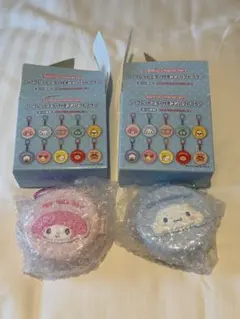 【2セット】【匿名発送】シークレットミラー付コンパクトブラシサンリオキャラクター