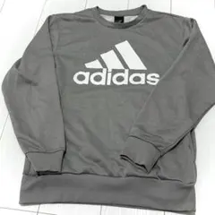 adidas クルーネック スウェット グレー Lのサムネイル