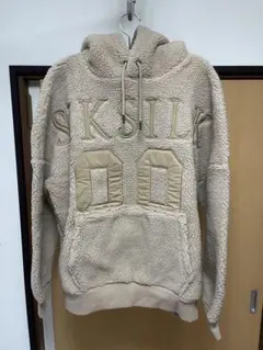 SIKSILK ベージュ フリースパーカー Lのサムネイル