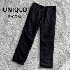 ユニクロ UNIQLO ウォームイージー　パンツ ズボン　裏フリース　黒　M