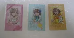 とある科学の超電磁砲 御坂美琴 Birthdayくじ ミニブロマイド 3種