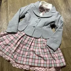 メゾピアノ フォーマル スーツ 入学式 120cm 中古品