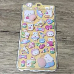 シール おしり 可愛い おしゃれ 3Dシール 立体シール ぷにぷにシール 動物