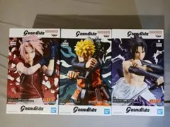 ナルト疾風伝　Grandista - ナルト　うちはサスケ　春野さくら3種セット