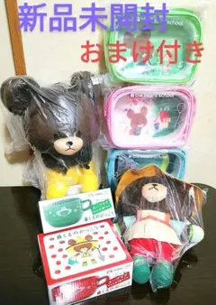 くまのがっこう ジャッキーのしんゆう クリアポシェット7点　新品未開封まとめ売り