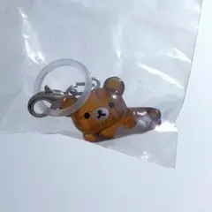 リラックマ クリアマスコットチャーム めじるしアクセサリー