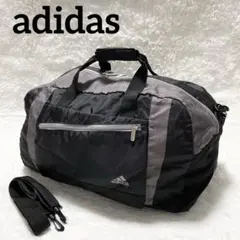 adidas アディダス 2WAY スポーツバッグ ボストン 黒 修学旅行 部活