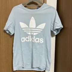 adidas 水色 Tシャツ Sサイズ