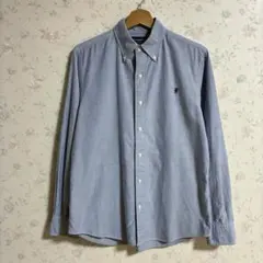 ジムフレックス ボタンダウン長袖シャツ グレー