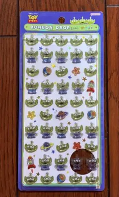 【正規品】ボンボンドロップシール ミニ　リトル・グリーン・メン