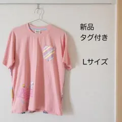 【新品タグ付き】スヌーピー 可愛いTシャツ ピンクのサムネイル