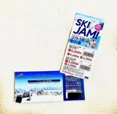 【チケット】スキージャム勝山　スキー場招待券とリフト割引券セット　郵送−100円