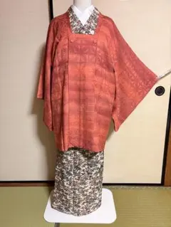 和装道行コート　正絹