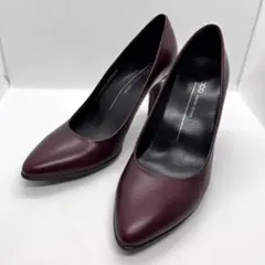 ✨良品✨ ecco エコー 37 パンプス ポインテッドトゥ レザー 本革 赤のサムネイル