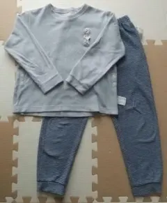 ユニクロ　フリースパジャマ　120cm　スヌーピー　ユニクロベビー　BABY