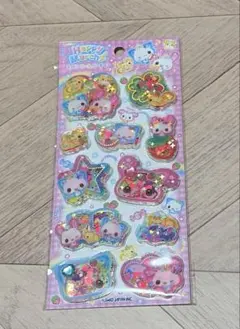 スパンコール　パーティ　ハッピーマーチ　シール　シャカシャカ　カミオジャパン