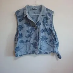 NINA PICCALINO フラワープリント ベスト