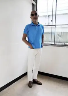 LACOSTE ポロシャツ ターコイズブルーのサムネイル