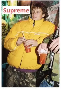 Supreme Reversible Puffer Jacket Yellowのサムネイル