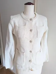 ビジュー ノーカラージャケット