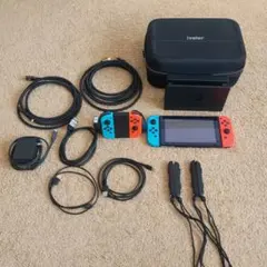 Switch1本体、ドッグ、接続コード4本、充電コード2本、Switchケース