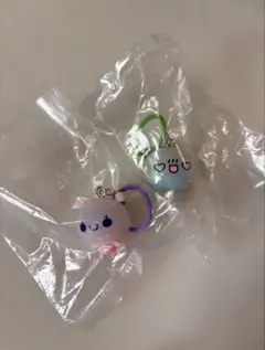 ぷくぷくあわわちゃんころんとクリアめじるしチャーム