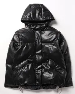 EMODA フード付きダウンジャケット