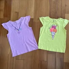 ジンボリー 紫と黄色のTシャツ2枚セットのサムネイル