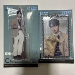 セガラッキーくじENHYPEN ソヌ　Cアクリルスタンド D切手風キーチェーン