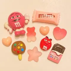 クロックスアクセサリー　ジビッツ　サンダルアクセサリー　ピンク　お菓子