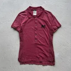 90s dolce&gabbana red polo 切り替え ポロシャツのサムネイル