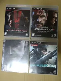 PS3　メタルギアソリッドⅤ　メタルギアソリッド４　メタルギアライジング