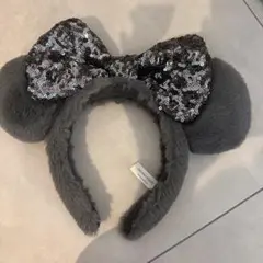 ディズニー カチューシャ グレー ファーのサムネイル