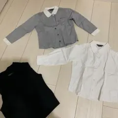 ［値下げ中]コムサイズム フォーマル 110cm 3点セット シャツ