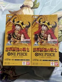 ONE PIECEカードゲーム 世界最強の戦士 OP-17 テープカット2BOX