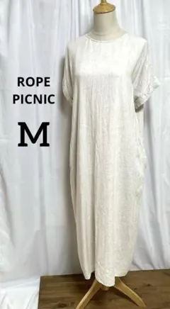 ROPE PICNIC M 半袖シャツワンピース ポケット付き