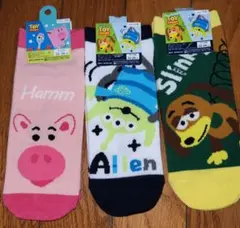 トイ・ストーリーキャラクターソックス 22-24cm